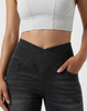 Cooling, Buttery Soft, Stretchy With Tummy Control Wide-Leg Snatch Jeans