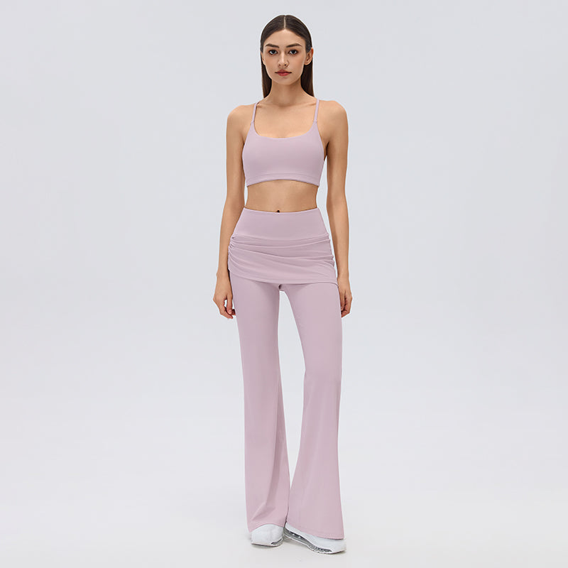 Buy The Pants & Get The Bra Free - Buttery Soft, Cooling & Sweat-Wicking Motion Pants & High Impact Sports Bra