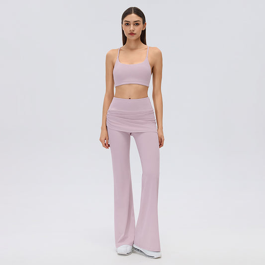 Buy The Pants & Get The Bra Free - Buttery Soft, Cooling & Sweat-Wicking Motion Pants & High Impact Sports Bra