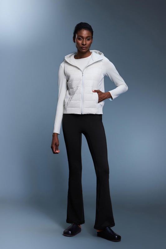 High-Waisted Camel-Toe Proof Thermal Flare Pants