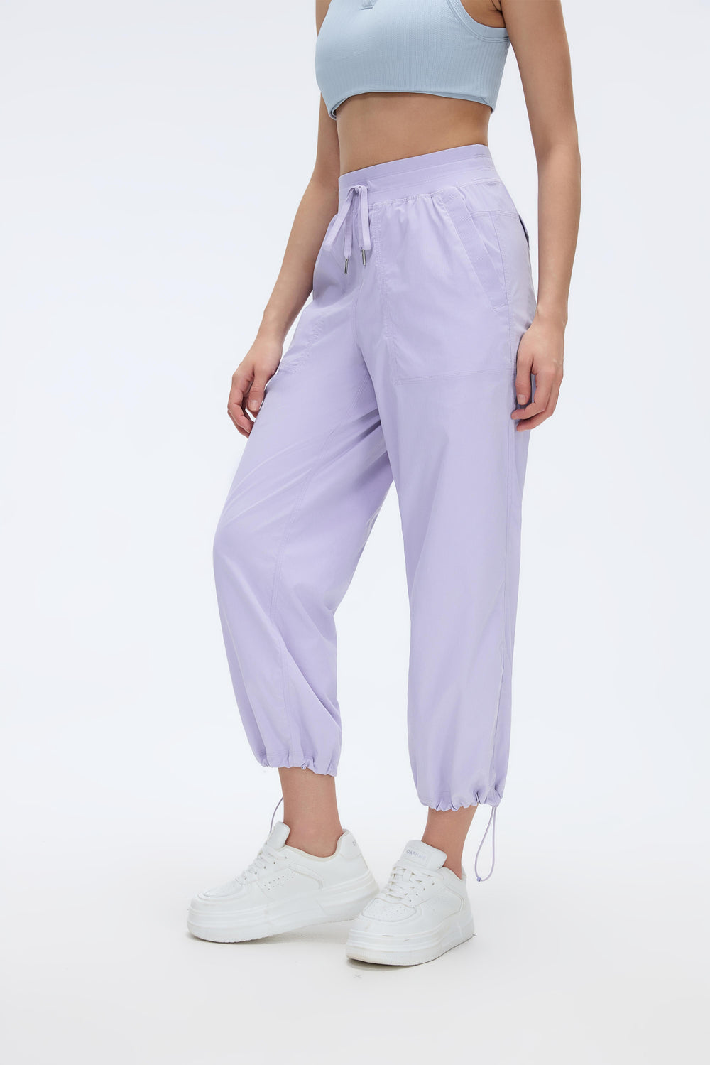 2-In-1 Wrinkle-Free, Cooling & Stretchable Tummy Control Swap Pants With 4 Pockets - For Petities