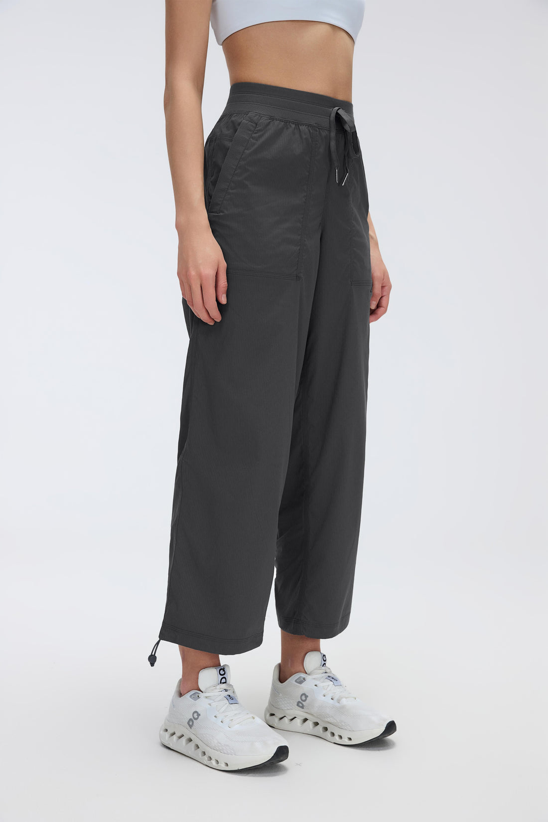 2-In-1 Wrinkle-Free, Cooling & Stretchable Tummy Control Swap Pants With 4 Pockets - For Petities