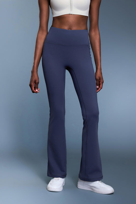 High-Waisted Camel-Toe Proof Thermal Flare Pants
