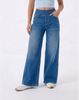 Cooling, Buttery Soft & Stretchy With Tummy Control Wide-Leg Corecontrol Jeans