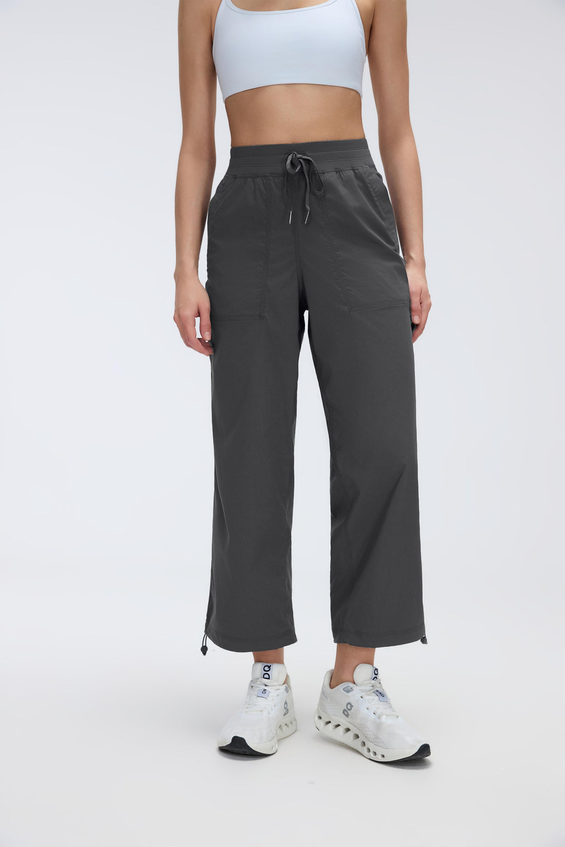 2-In-1 Wrinkle-Free, Cooling & Stretchable Tummy Control Swap Pants With 4 Pockets - For Petities