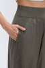 Cooling & Stretchable Tummy Control Refined Pants With Pockets With Adjustable Hems