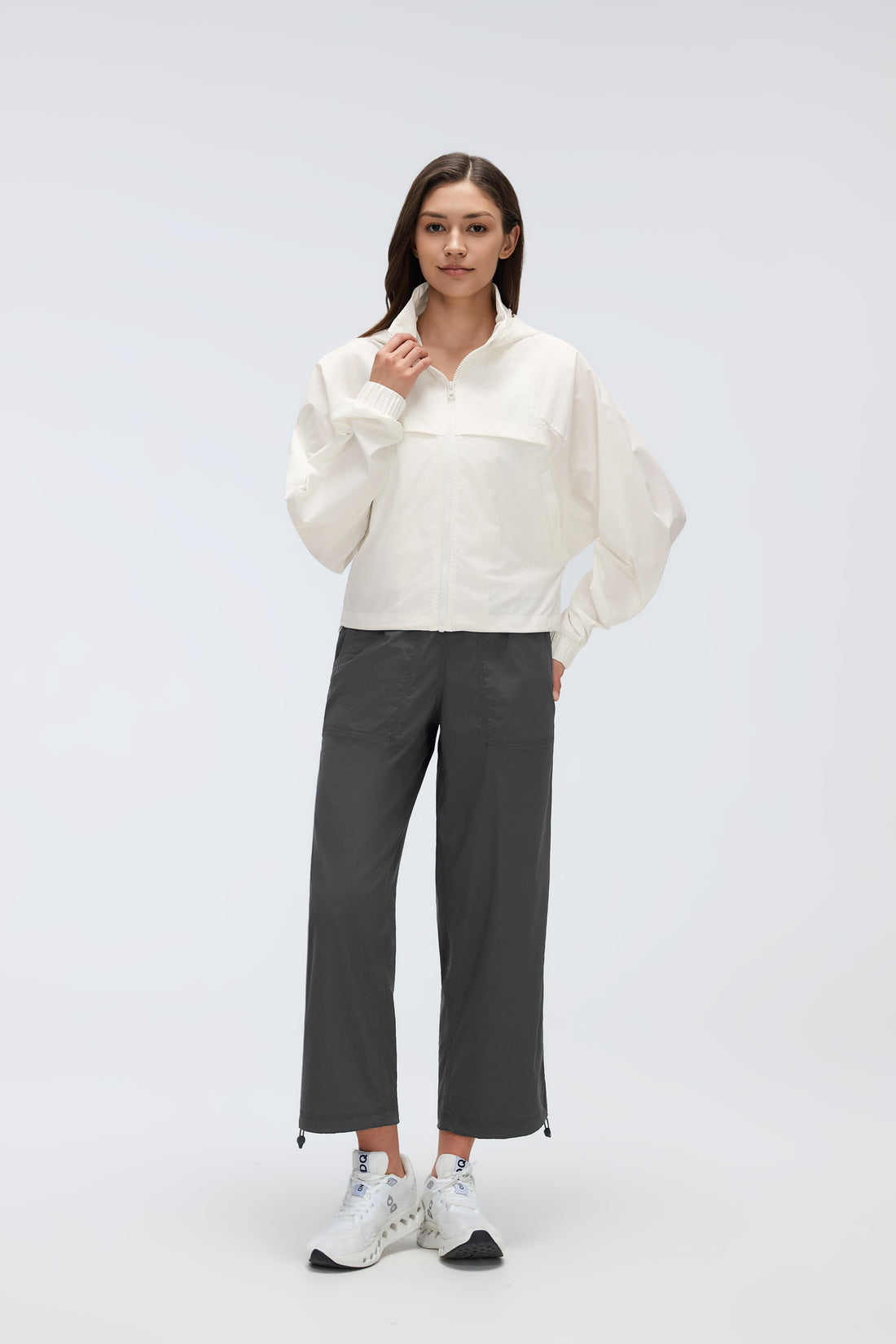 2-In-1 Wrinkle-Free, Cooling & Stretchable Tummy Control Swap Pants With 4 Pockets - For Petities