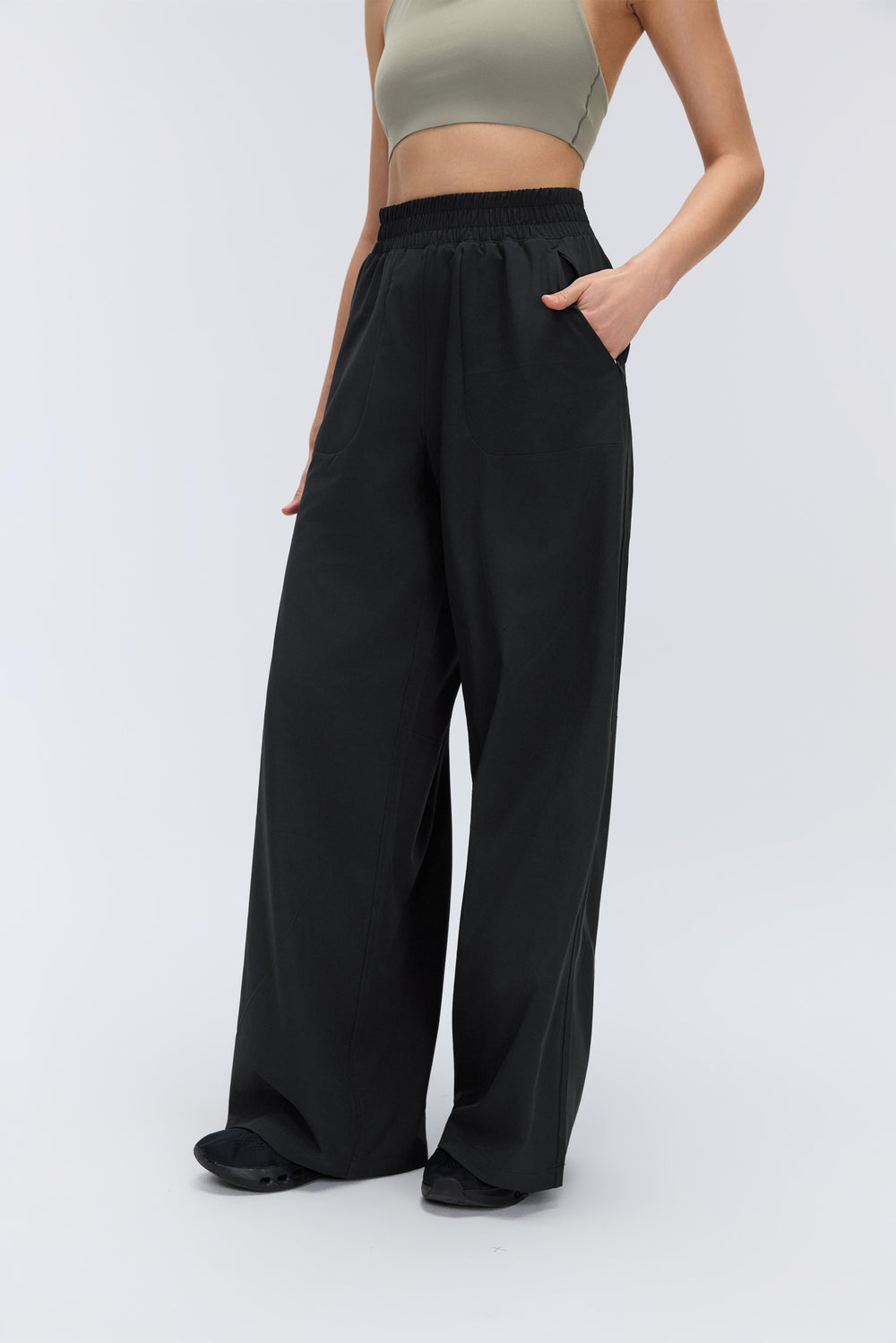 Wrinkle-Free, Cooling & Stretchable Cosmo Pants With Stretchy Waistband & Pockets
