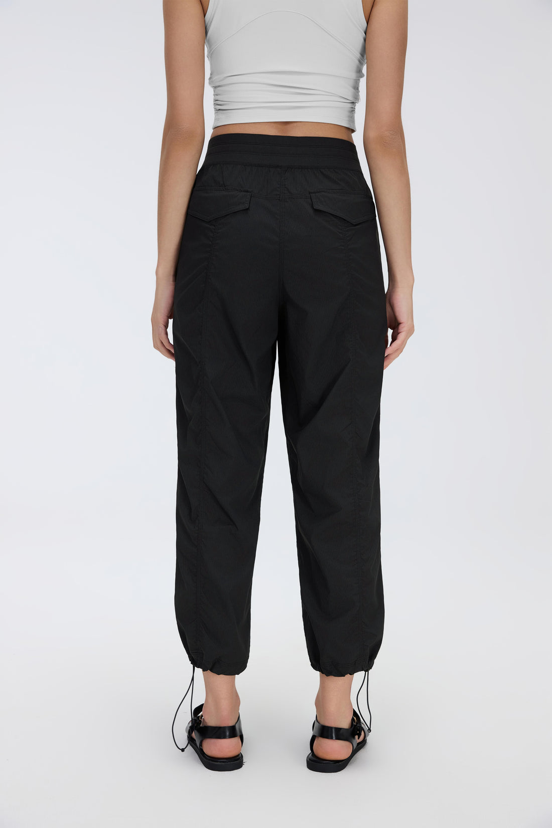 2-In-1 Wrinkle-Free, Cooling & Stretchable Tummy Control Swap Pants With 4 Pockets - For Petities