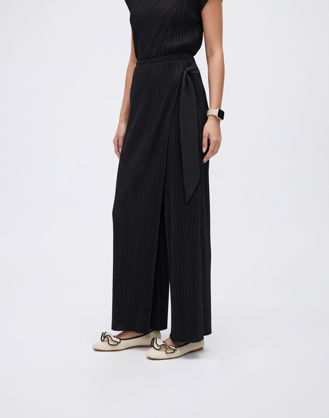 Wrinkle-Free, Breathable & Stretchy Free Size Pleated Hygge Pants