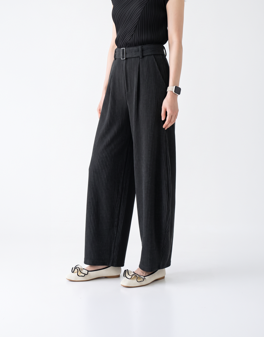 Wrinkle-Free, Cooling & Breathable Free Size Pleated Nola Pants