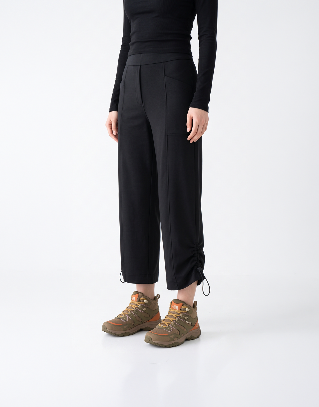 Wrinkle-Free, Butery Soft & Stretchy With Stretchy Waistband Arc Pants & Adjustable Hems