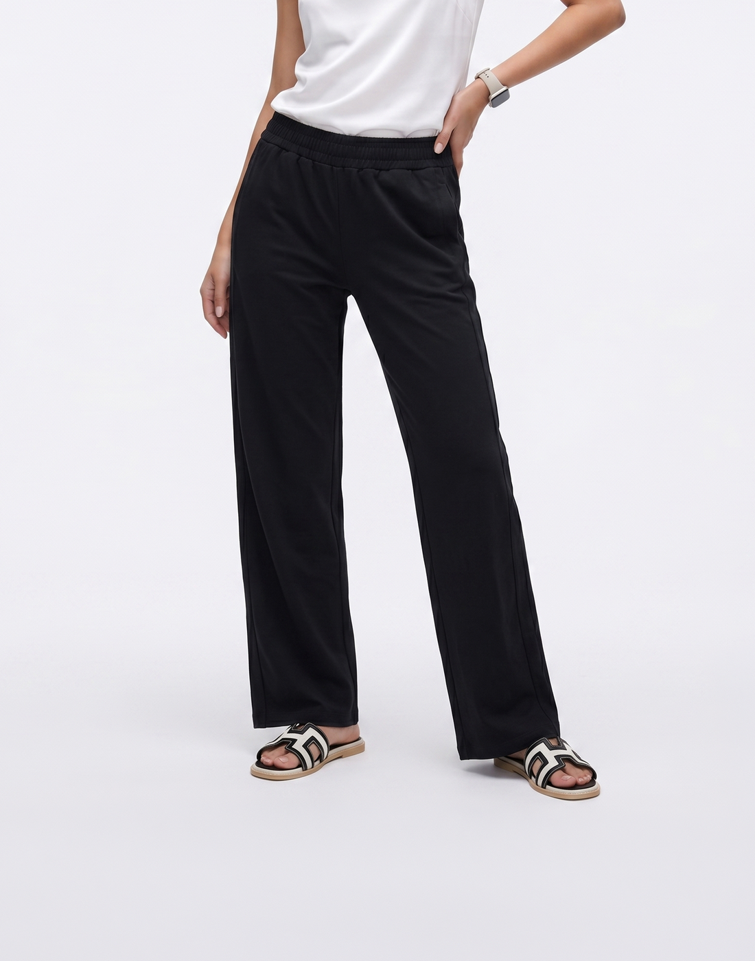 Cooling, Breathable & Tummy Tucking Jetset Lounge Pants With Elastic Waistband