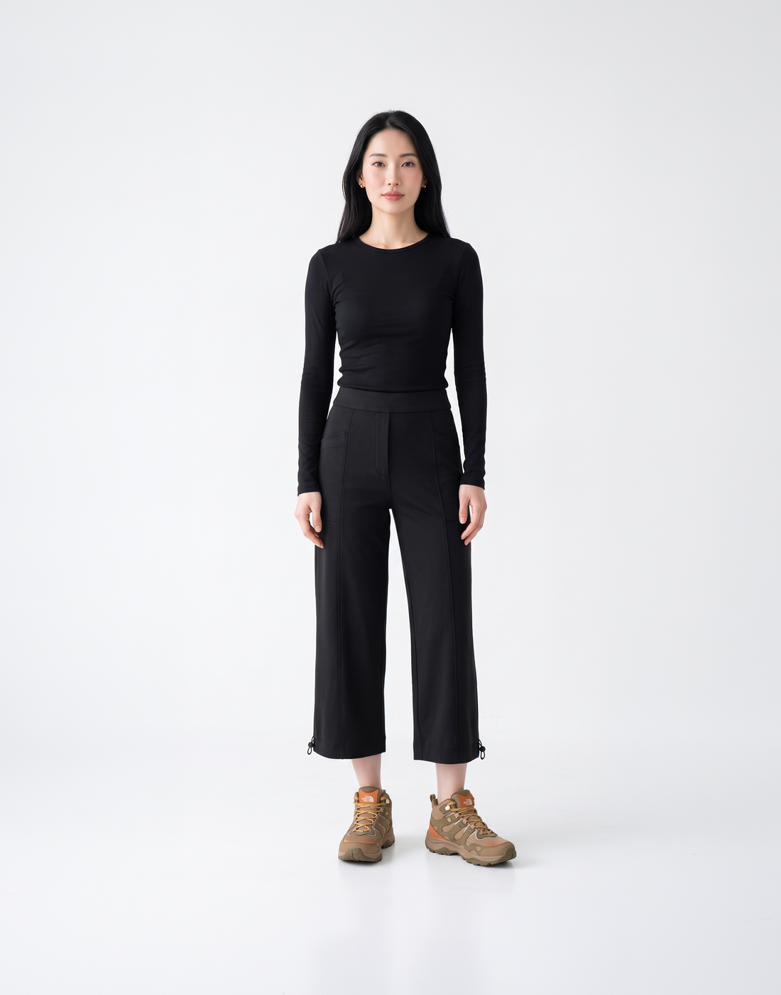 Wrinkle-Free, Butery Soft & Stretchy With Stretchy Waistband Arc Pants & Adjustable Hems