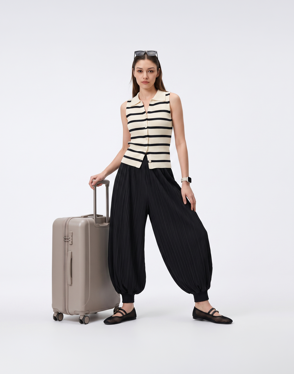 Wrinkle-Free, Cooling & Breathable Free Size Regal Balloon Pants
