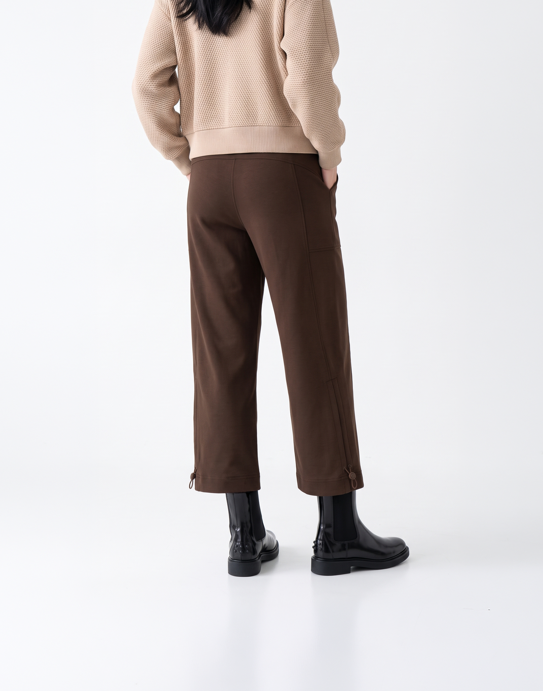 Wrinkle-Free, Butery Soft & Stretchy With Stretchy Waistband Arc Pants & Adjustable Hems