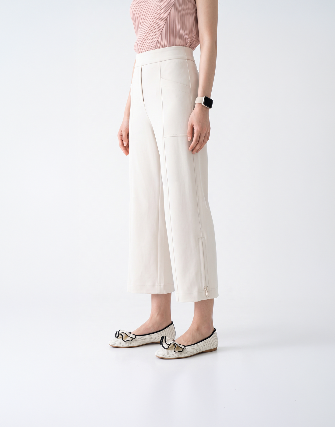 Wrinkle-Free, Butery Soft & Stretchy With Stretchy Waistband Arc Pants & Adjustable Hems