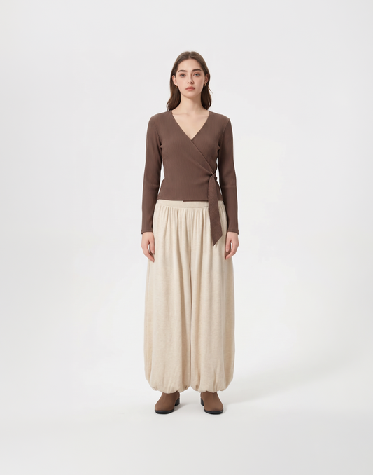 Warm, Buttery Soft & Stretchy With Tummy Covering Puff Pants - Cold Climates