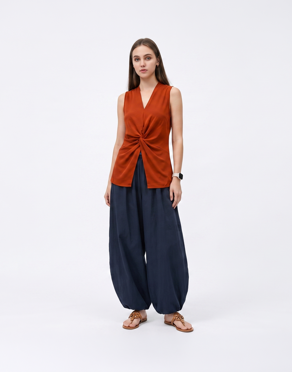 Cooling & Stretchy Air Balloon Pants With Elastic Waistband & Pockets