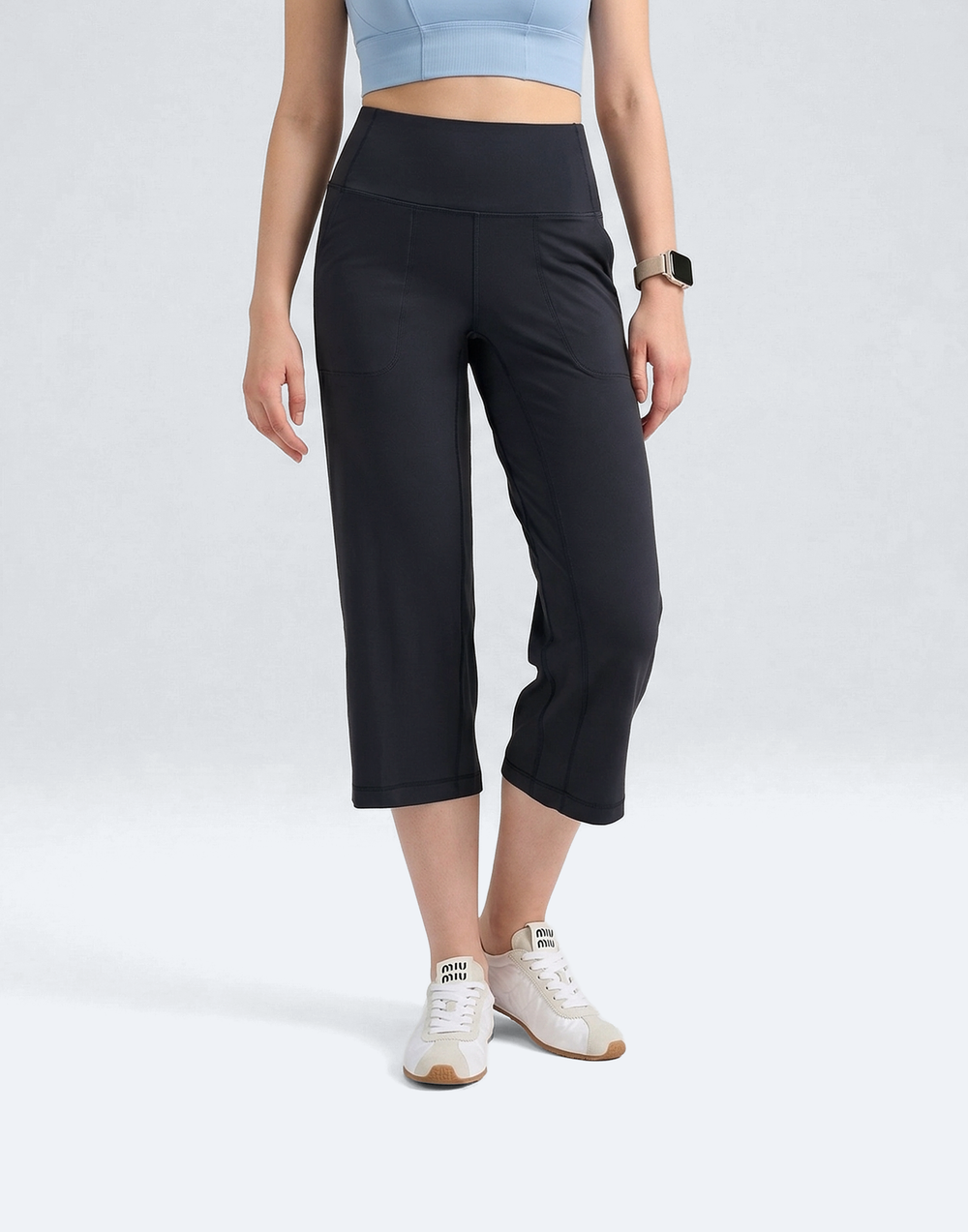 Wrinkle-Free, Cooling & Breathable High-Waisted Unwind Pants With Pockets - For Petites