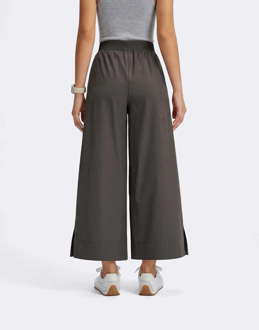 Wrinkle-Free, Cooling & Stretchable Tummy Control Northstar Wide Leg Pants With Pockets