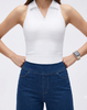 Cooling, Stretchy With Tummy Control Chill 7/8 Denim Pants - For Petites