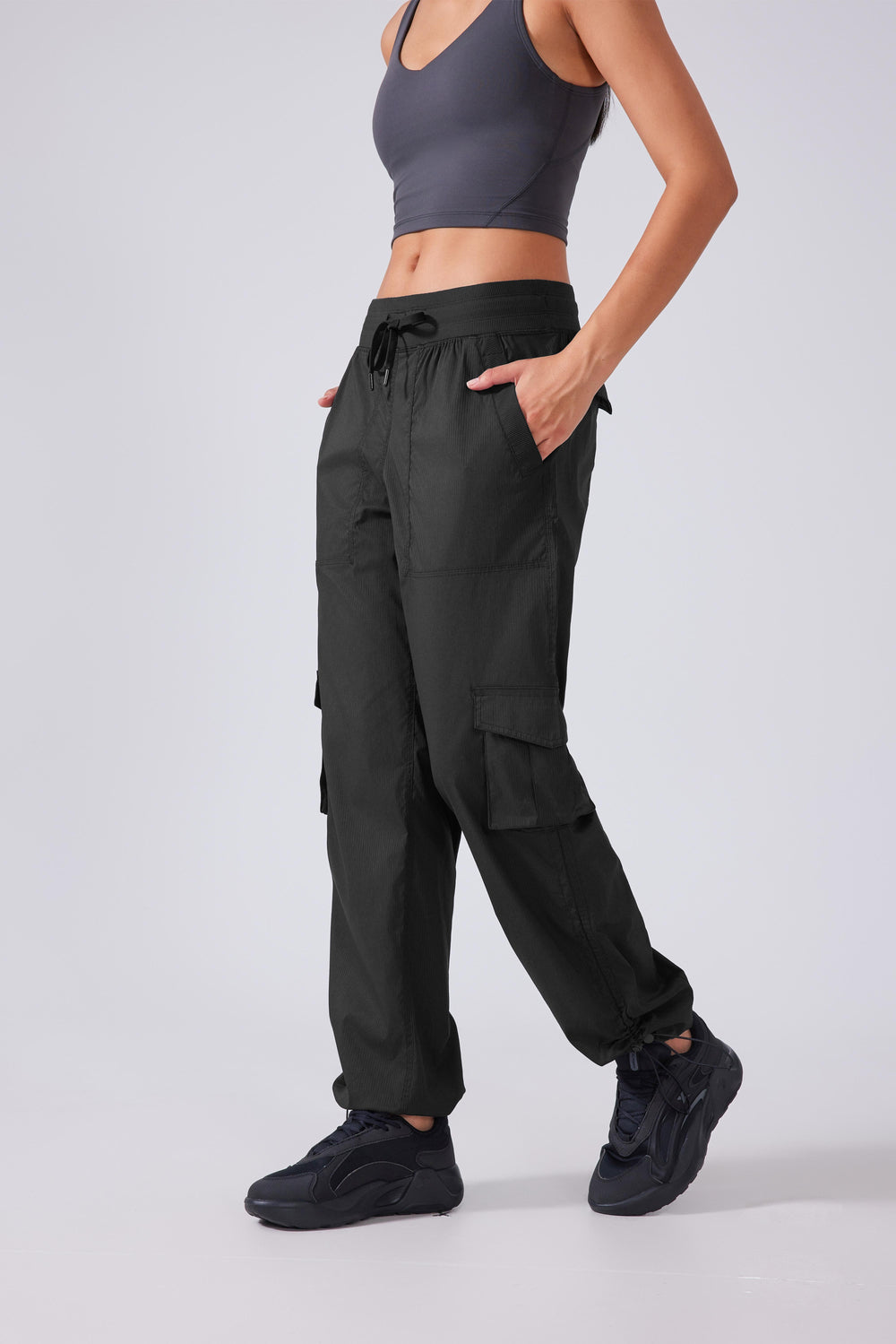 Stretchable Utility Travel Joggers With 6 Pockets