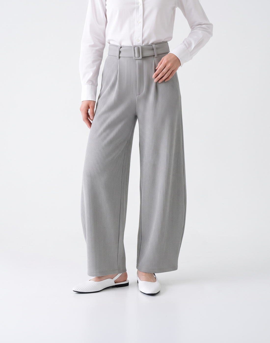 Wrinkle-Free, Cooling & Breathable Free Size Pleated Nola Pants