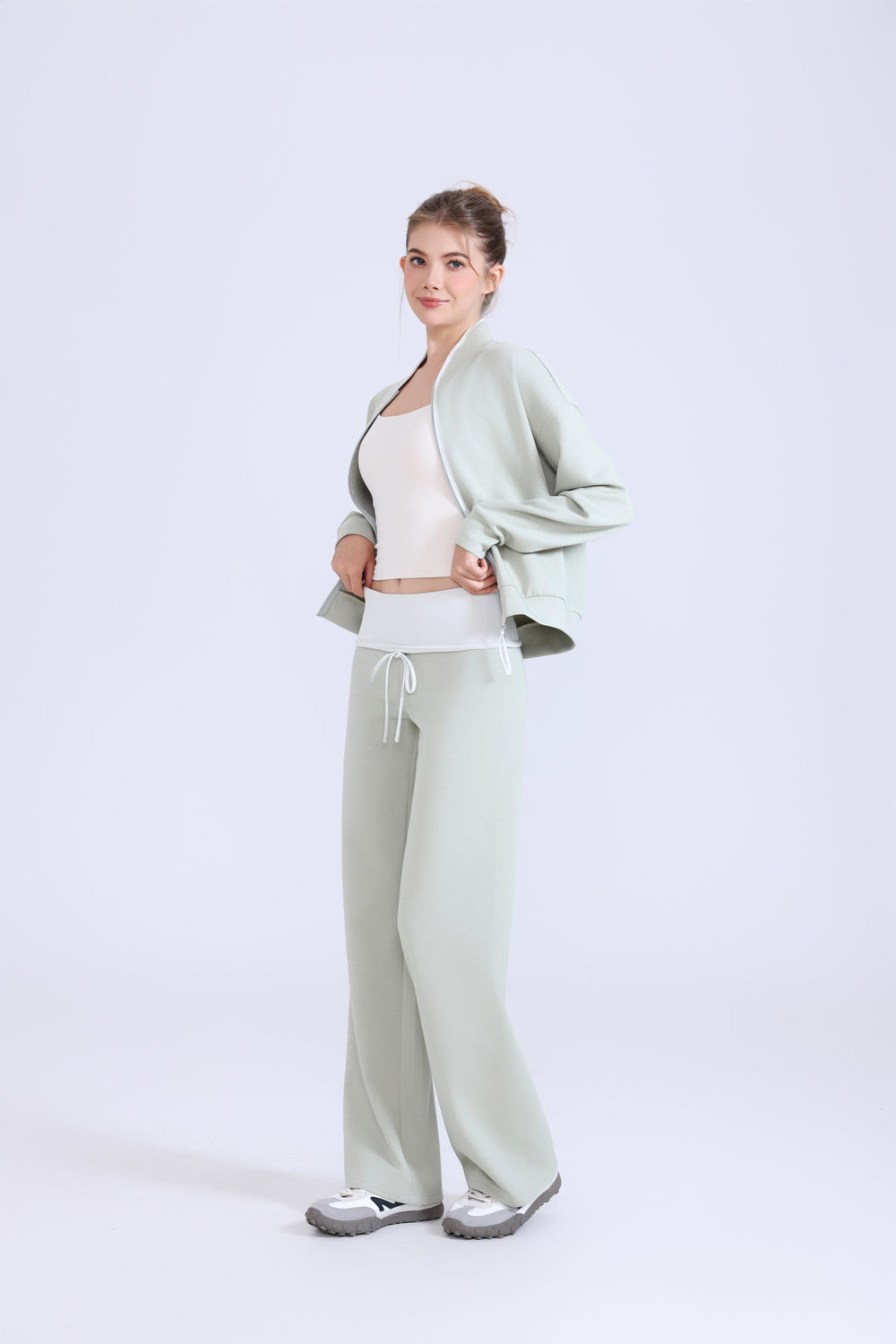 Buy 1, Get 1 Free - Buttery Soft Fleece Tranquil Pants With Tummy Tuck Feature - 3℃ to 20℃