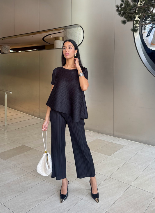 Cooling & Wrinkle-Free Luna Pants With Elastic Waistband