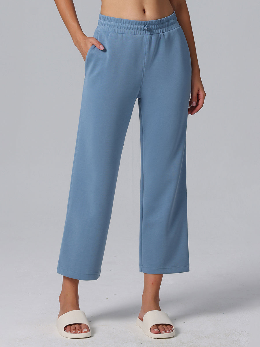 Cooling & Buttery Soft City Explorer Pants With Elastic Waistband & Pockets For Petites