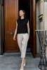 Wrinkle-Free & Cooling With Stretchy Waistband Sora Pants With Pockets - For Petites