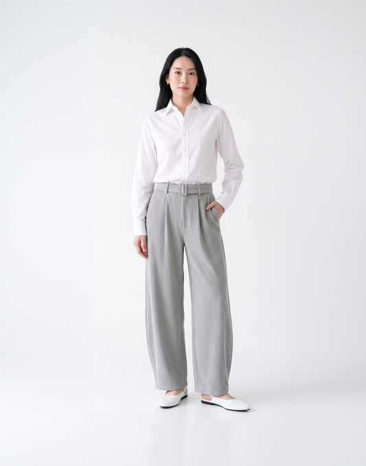 Wrinkle-Free, Cooling & Breathable Free Size Pleated Nola Pants