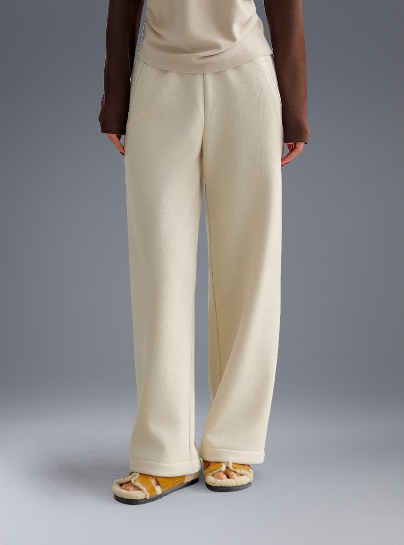 Buttery Soft Wool Evolve Pants With Elastic Waistband & Pockets - For Cold Climates