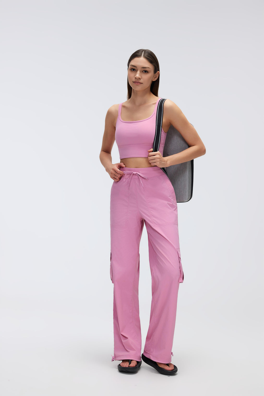 Stretchable Utility Travel Joggers With 6 Pockets