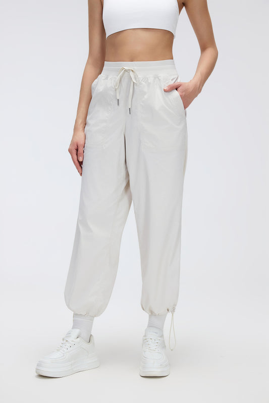 2-In-1 Wrinkle-Free, Cooling & Stretchable Tummy Control Swap Pants With 4 Pockets - For Petities