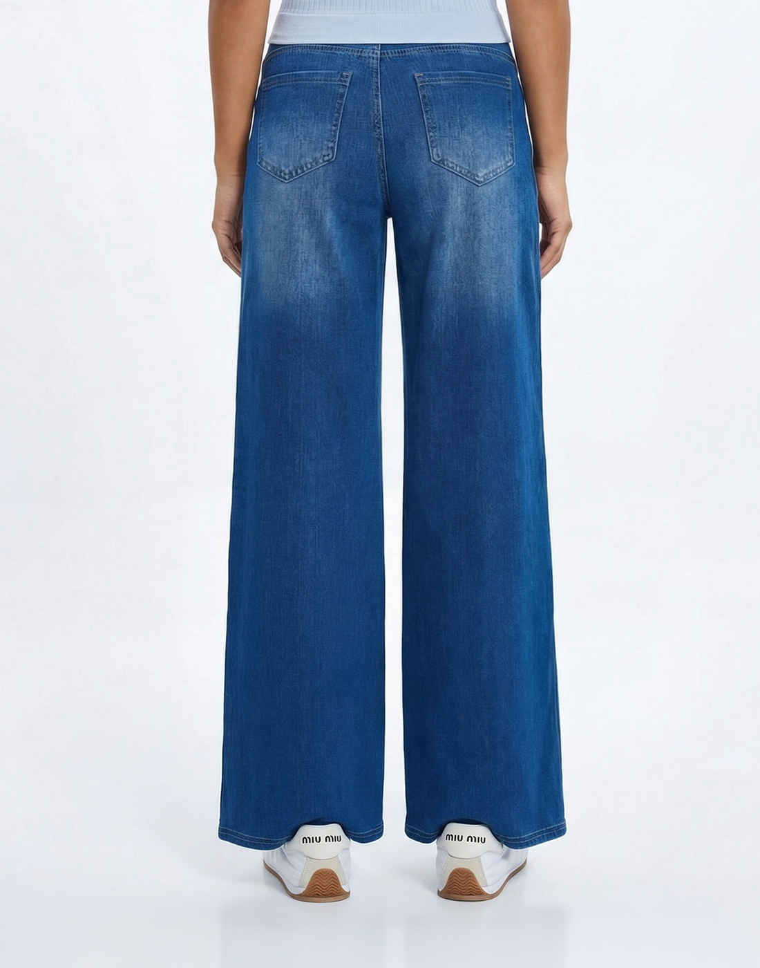 Cooling, Buttery Soft & Stretchy With Tummy Control Wide-Leg Corecontrol Jeans
