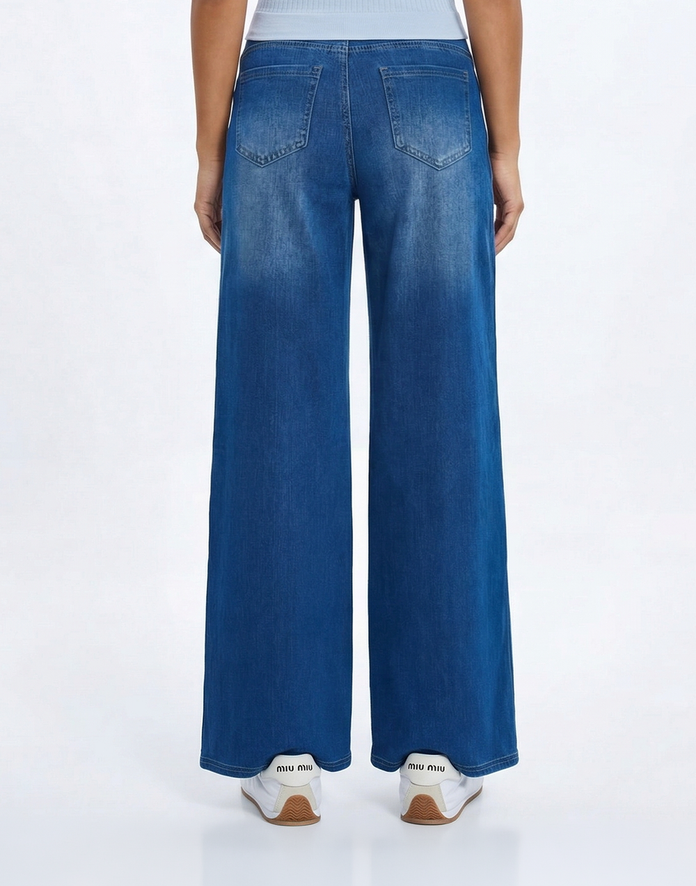 Cooling, Buttery Soft & Stretchy With Tummy Control Wide-Leg Corecontrol Jeans