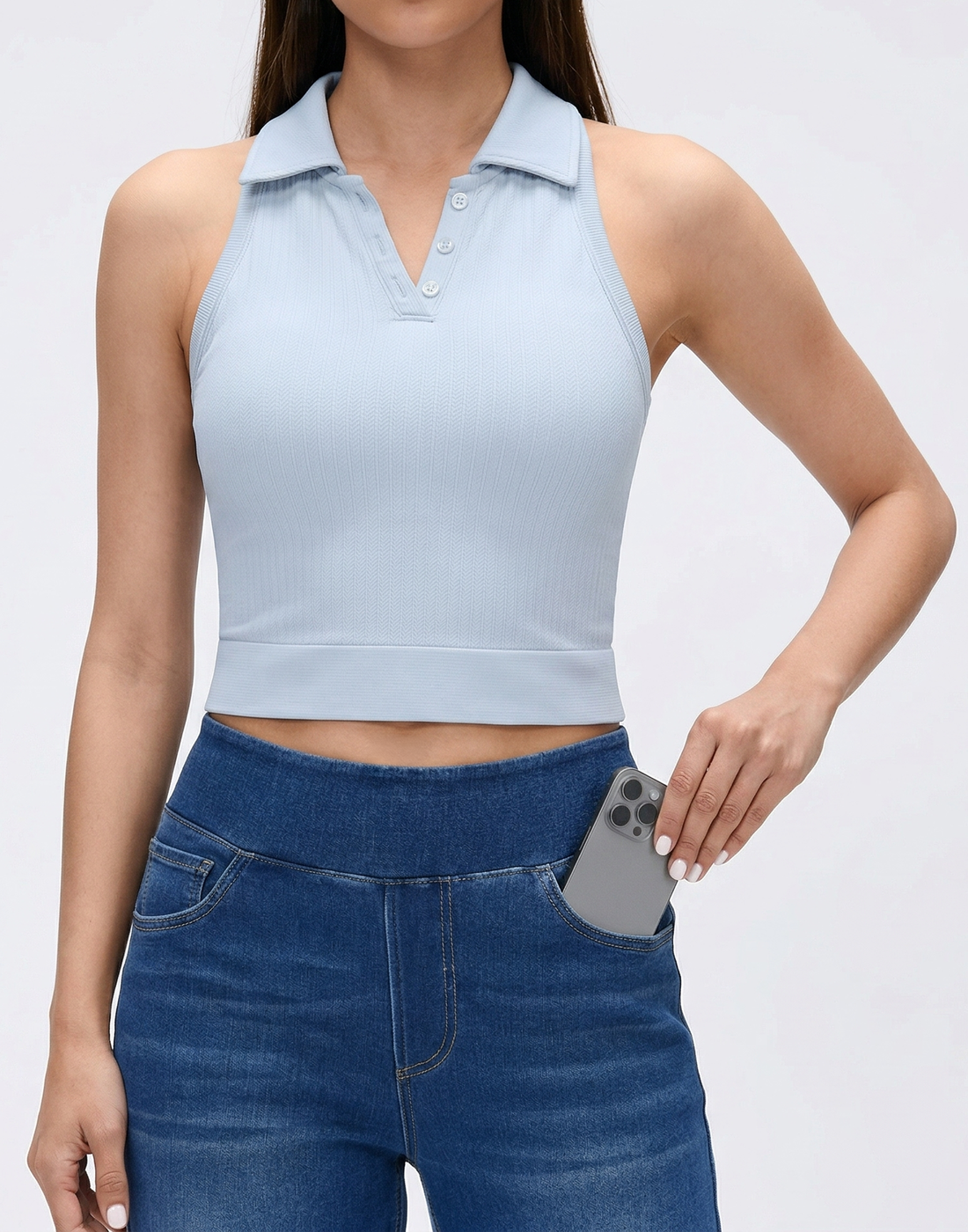 Cooling, Buttery Soft & Stretchy With Tummy Control Wide-Leg Corecontrol Jeans