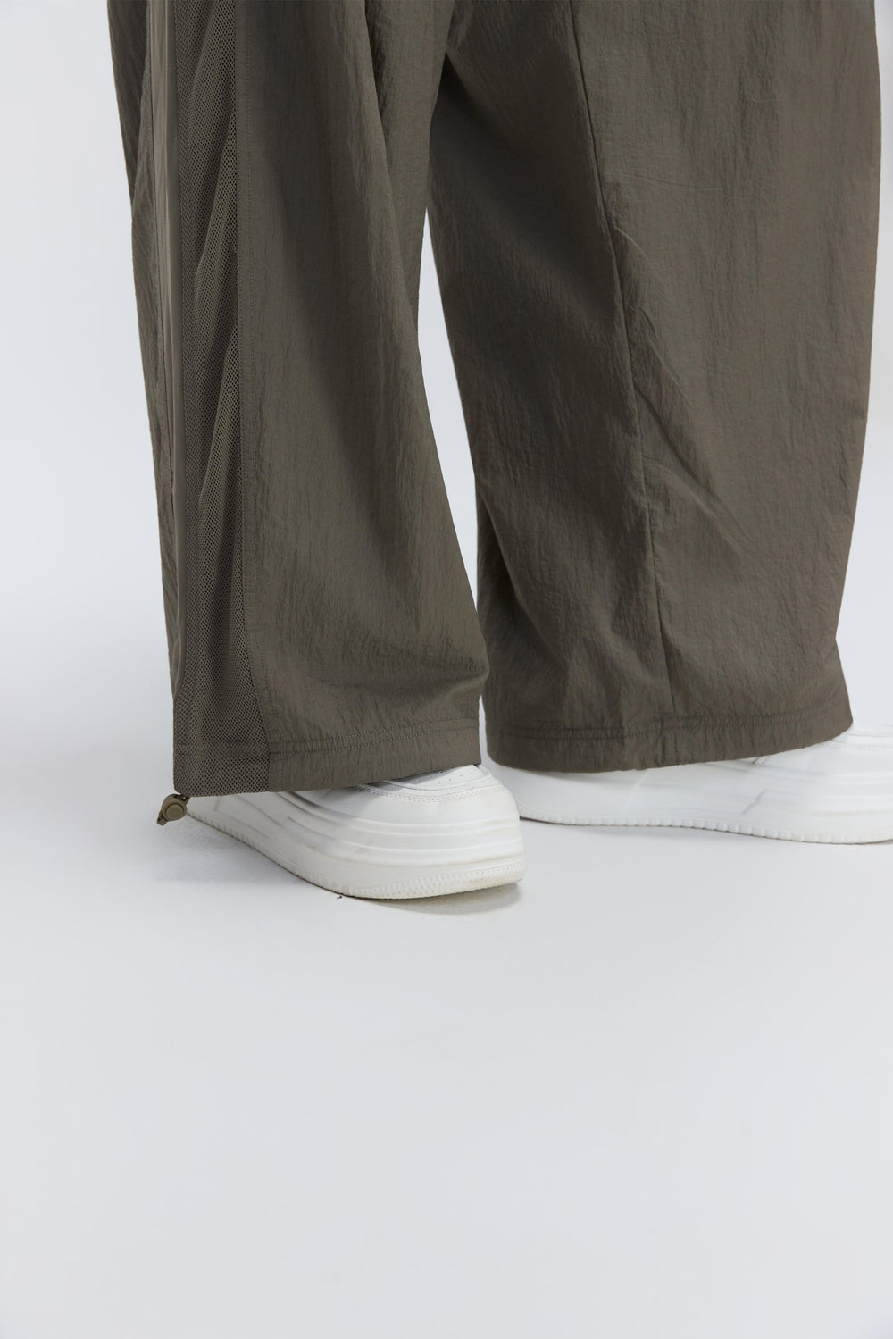 Cooling & Stretchable Tummy Control Refined Pants With Pockets With Adjustable Hems