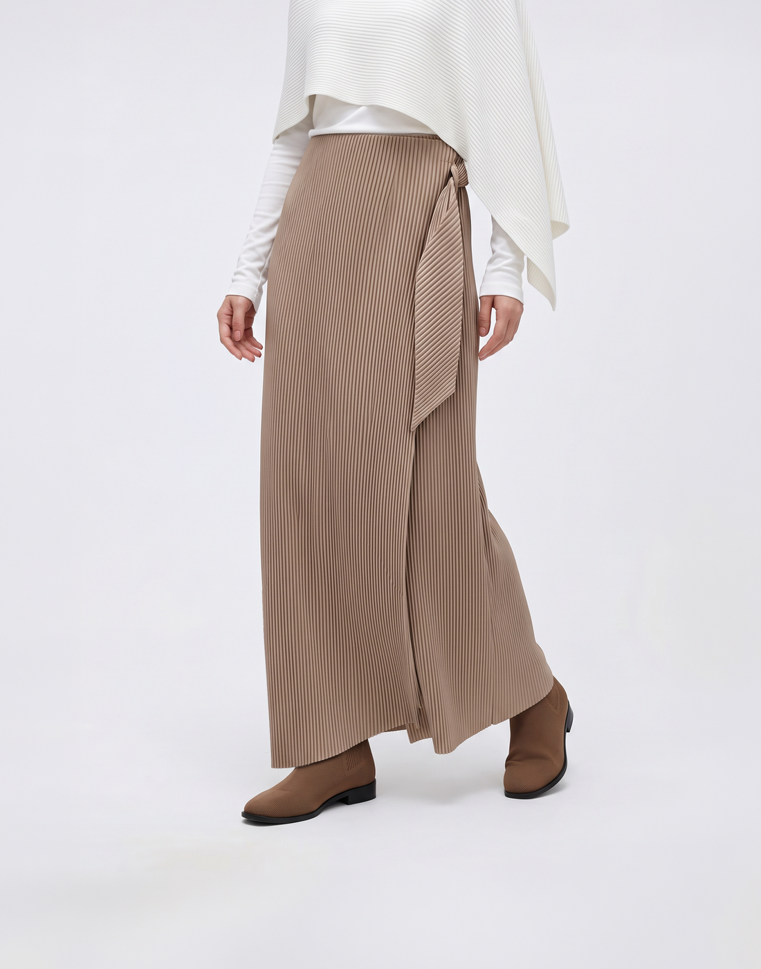 Wrinkle-Free, Breathable & Stretchy Free Size Pleated Hygge Pants