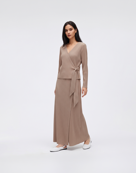 Wrinkle-Free, Breathable & Stretchy Free Size Pleated Hygge Pants