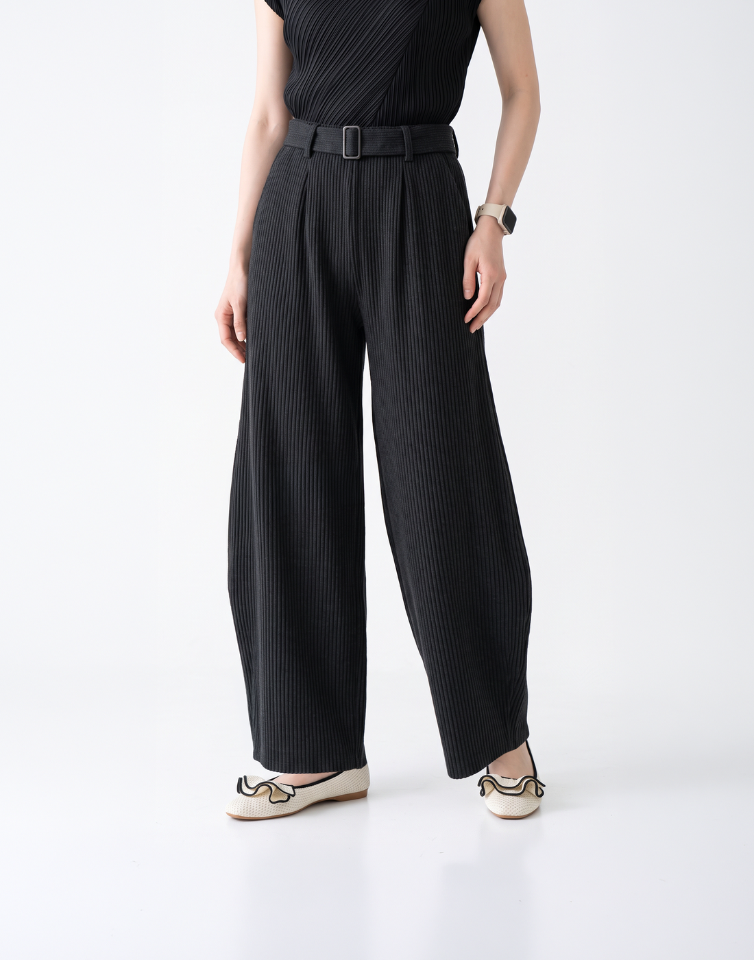 Wrinkle-Free, Cooling & Breathable Free Size Pleated Nola Pants