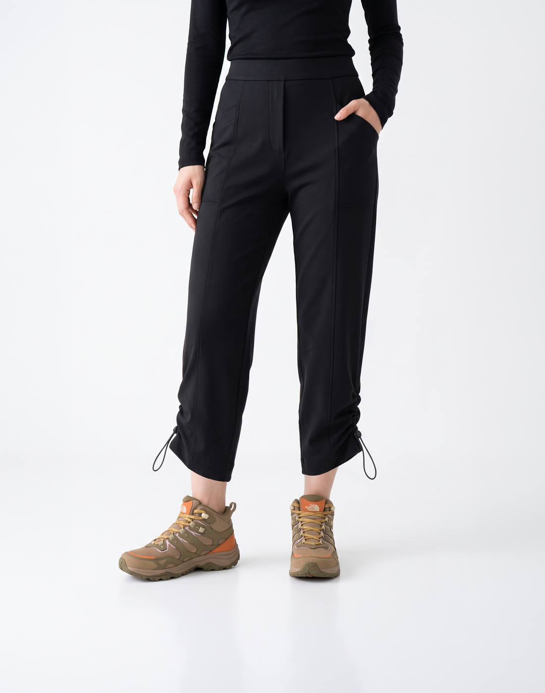 Wrinkle-Free, Butery Soft & Stretchy With Stretchy Waistband Arc Pants & Adjustable Hems