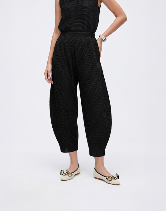 Wrinkle-Free, Cooling & Breathable Billow Pants With Elastic Waistband
