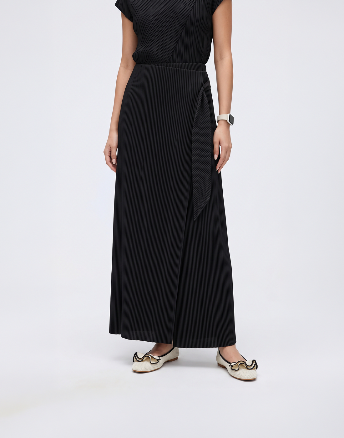 Wrinkle-Free, Breathable & Stretchy Free Size Pleated Hygge Pants