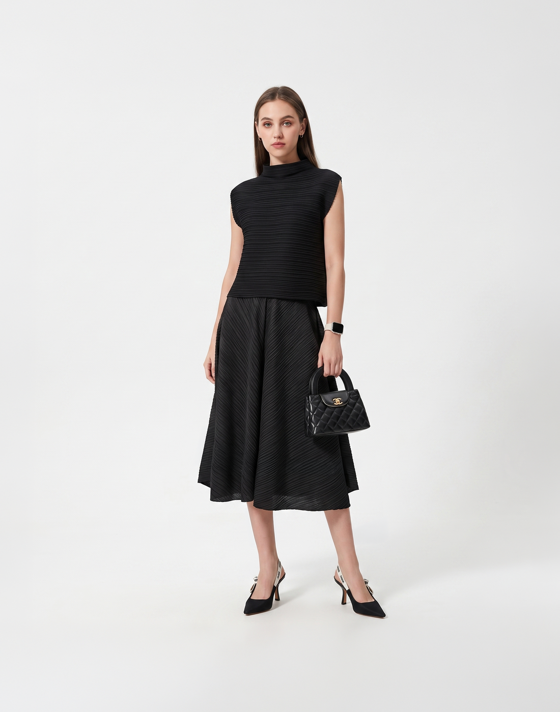 Wrinkle-Free, Cooling & Breathable With Stretchy Waistband Aspire Pleated Pants