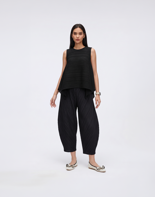 Wrinkle-Free, Cooling & Breathable Billow Pants With Elastic Waistband