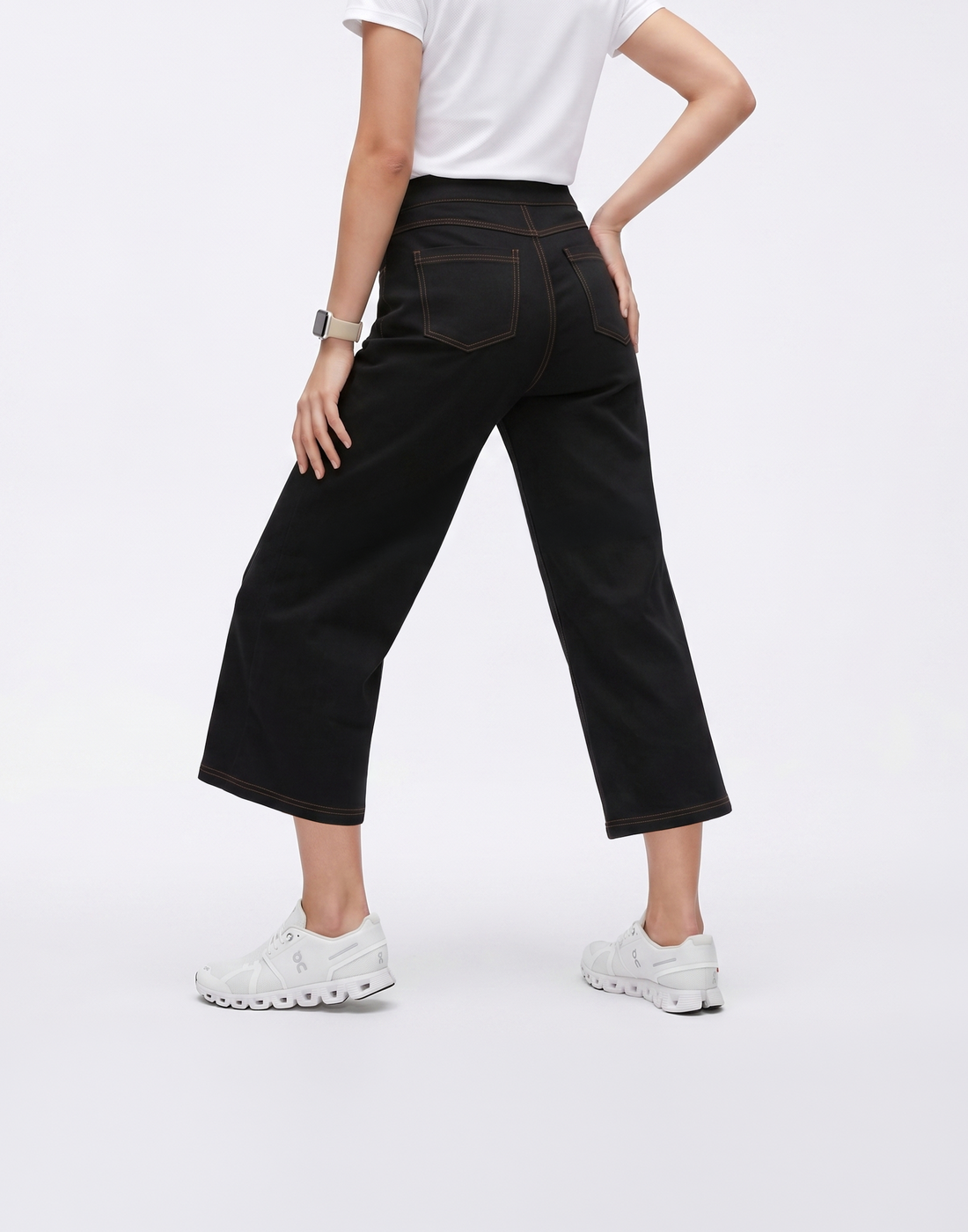 Cooling, Stretchy With Tummy Control Chill 7/8 Denim Pants - For Petites