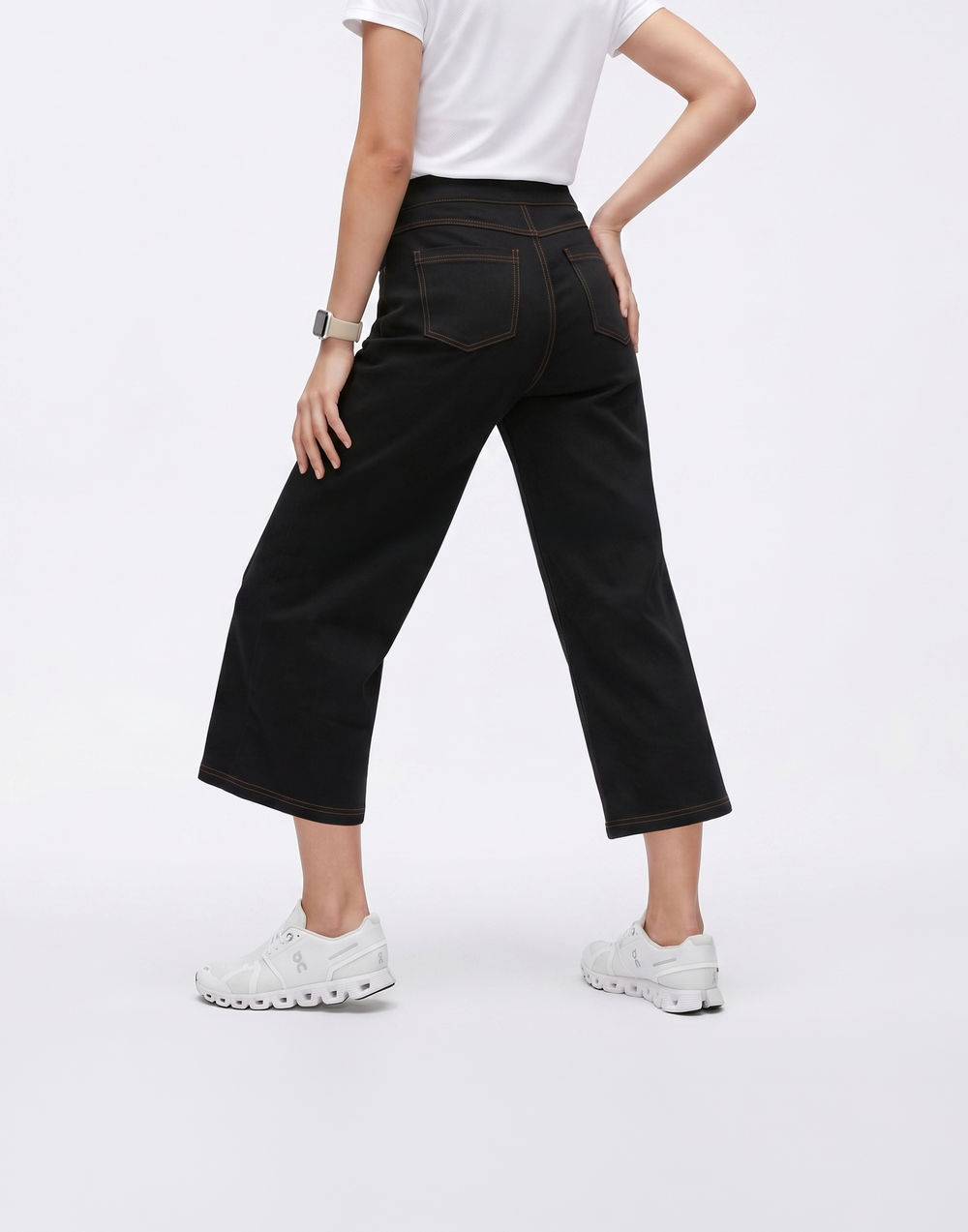 Cooling, Stretchy With Tummy Control Chill 7/8 Denim Pants - For Petites